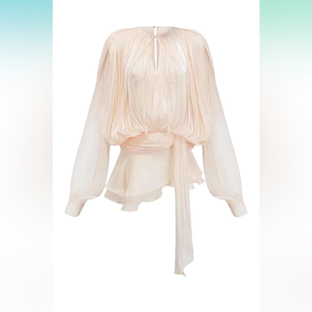 Elegant Cream Women's Dress
